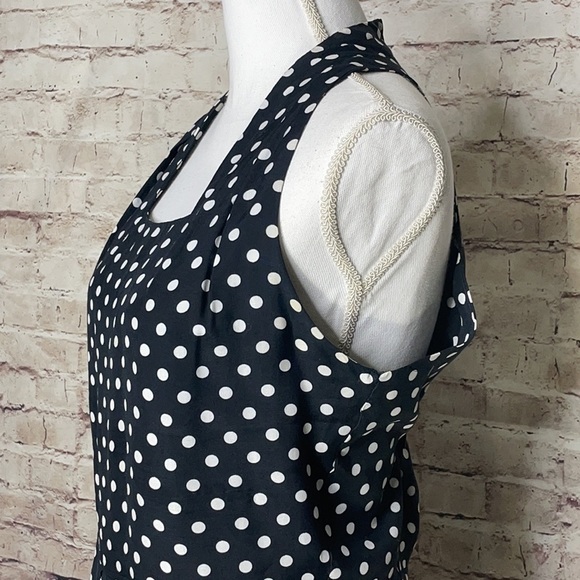 Retro Style Pinup Swing Dance Polka Dot Romper - Picture 3 of 6